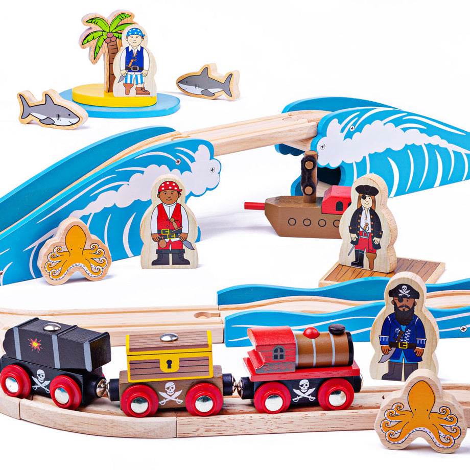 wooden train track clipart