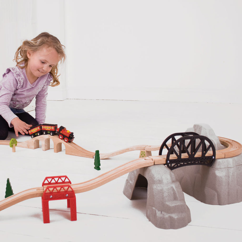 Rocky Mountain Expansion Pack Wooden Train Set Accessories Bigjigs Rail BigjigsRail