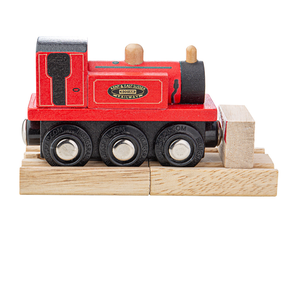 Terrier Locomotive (Red) | Wooden Railway | Bigjigs Rail – BigjigsRail.com